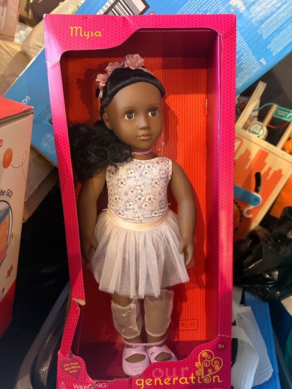 Our generation Mysa Ballet Doll — Pink Floral Dress